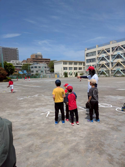 4月18日(土)、4名の子どもたちが体験会に参加してくれました⚾️
