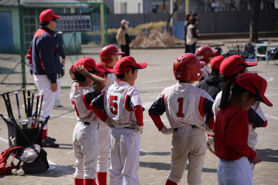 2月22日(日)に練習試合を行いました⚾️
